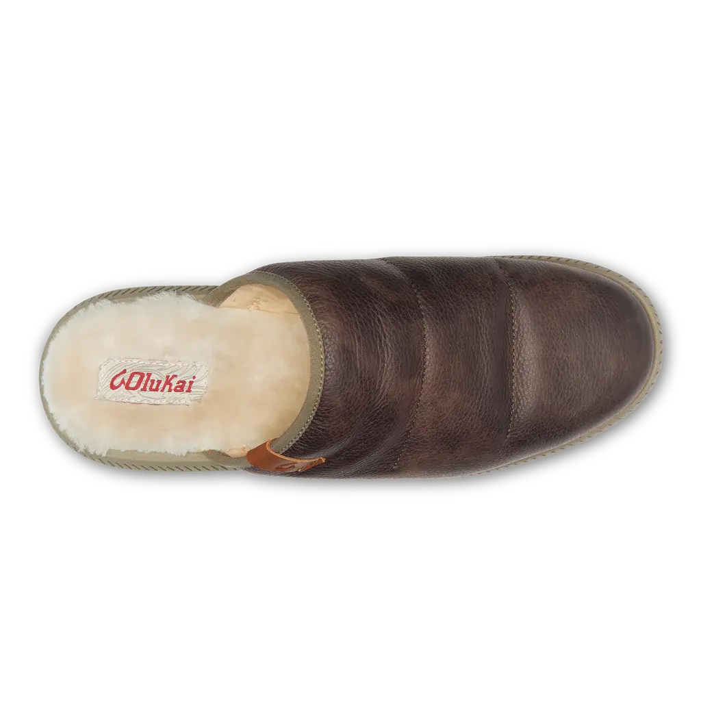 Men’s Olukai Mua 'Ili Slipper – Buttery Leather & Sneaker-Level Support