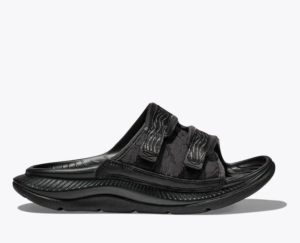 Unisex Hoka Ora Luxe – Premium Recovery Slide with Adjustable Ariaprene Strap & Cushioned Support