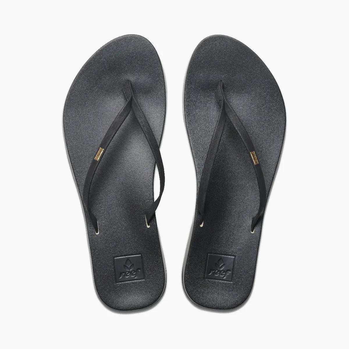 Women’s Reef Cushion Slim – Chic, Lightweight Comfort with Gold Detail