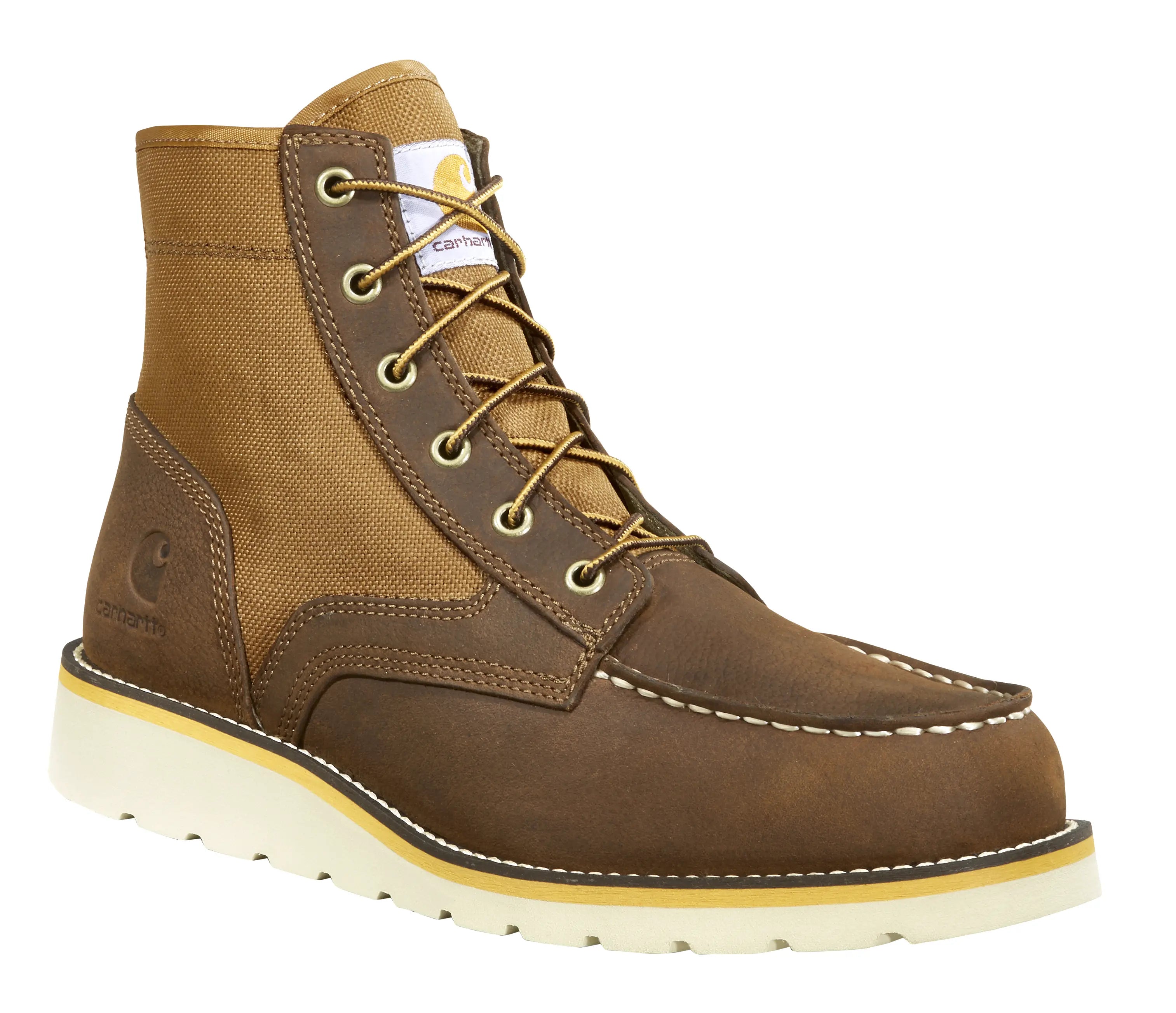 Men's Carhartt Moc Toe 6" Wedge Boot – Rugged Durability & All-Day Comfort
