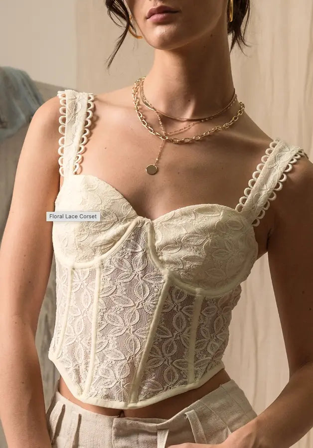 Illa Illa Charolette Lace Corset – Timeless Elegance & Feminine Charm