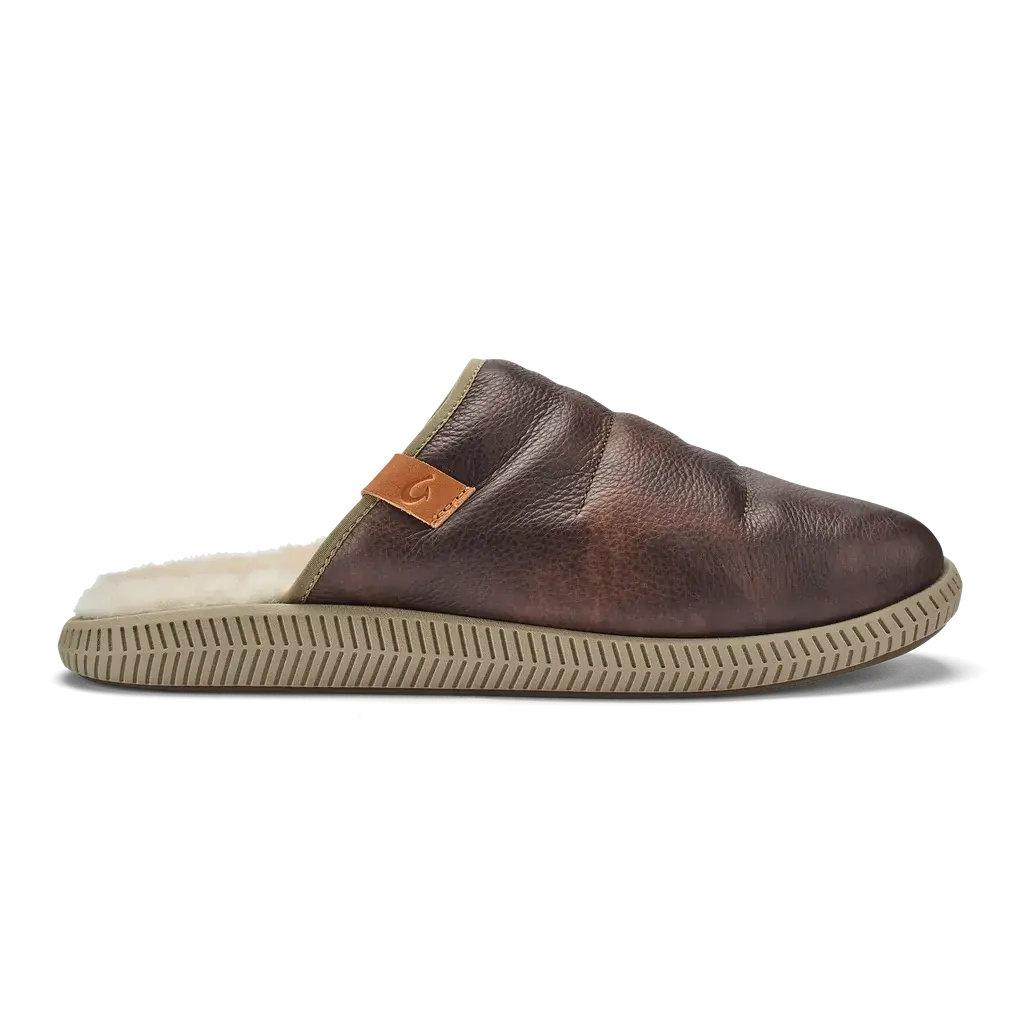 Men’s Olukai Mua 'Ili Slipper – Buttery Leather & Sneaker-Level Support