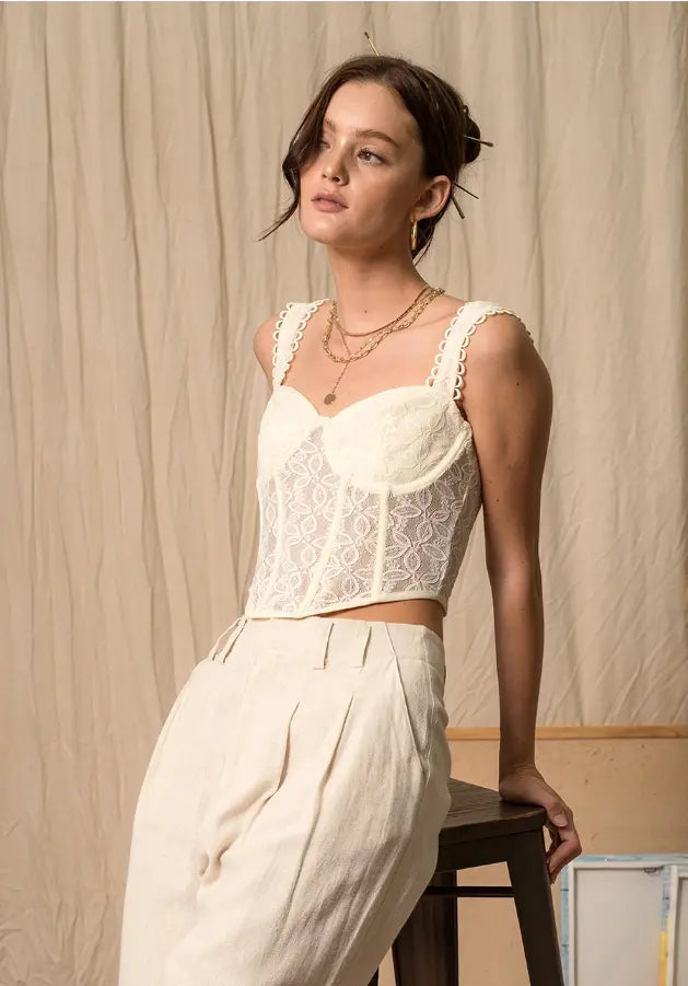 Illa Illa Charolette Lace Corset – Timeless Elegance & Feminine Charm