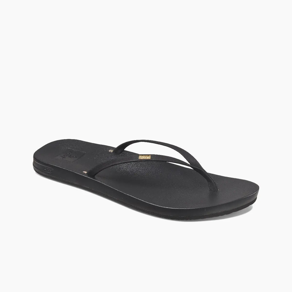 Women’s Reef Cushion Slim – Chic, Lightweight Comfort with Gold Detail