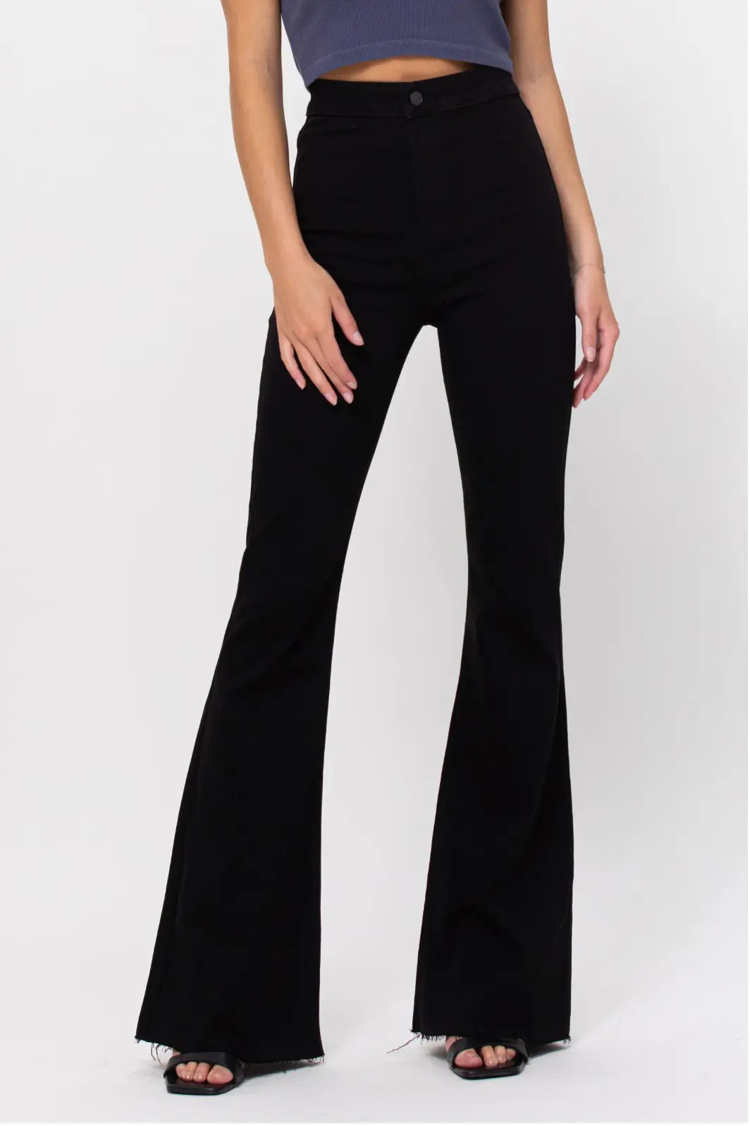 High Rise Wash Super Flare Jean – Retro Chic with a Modern Edge