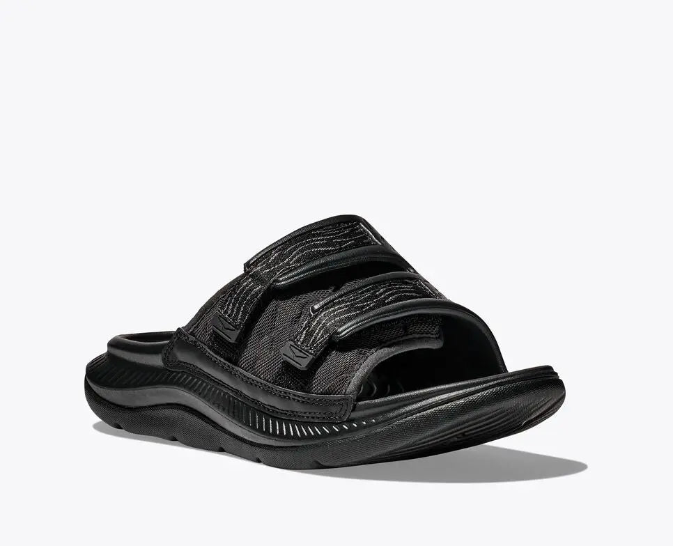 Unisex Hoka Ora Luxe – Premium Recovery Slide with Adjustable Ariaprene Strap & Cushioned Support