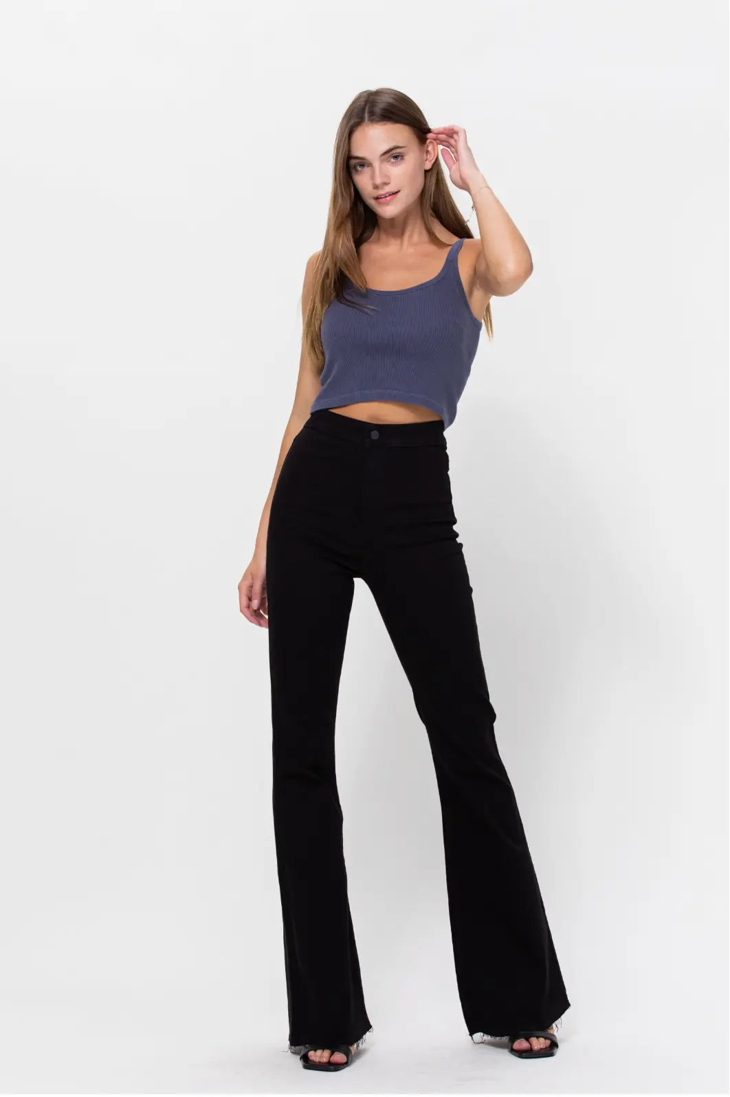 High Rise Wash Super Flare Jean – Retro Chic with a Modern Edge