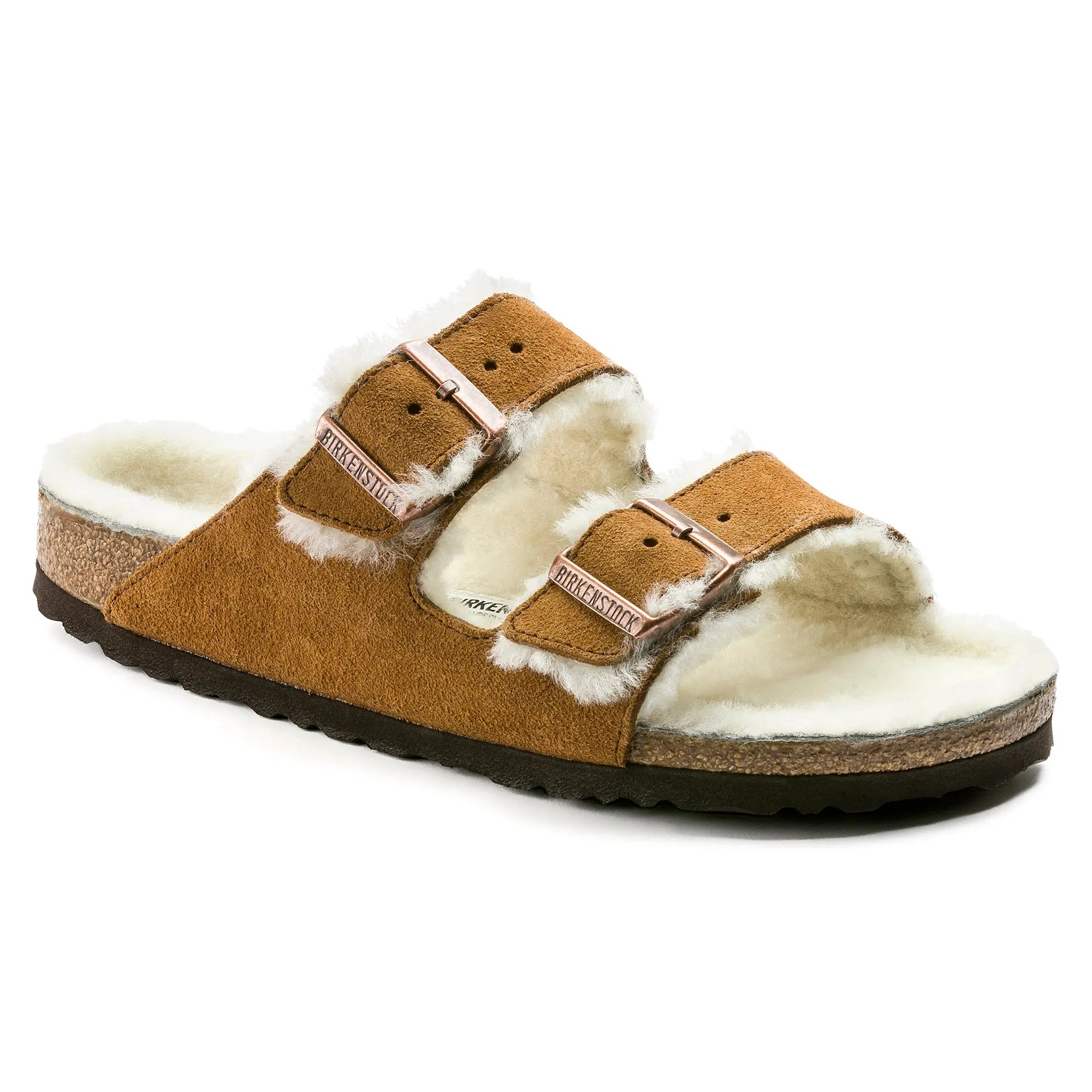 Women’s Birkenstock Arizona Shearling – Cozy Suede Sandal with Plush Lining