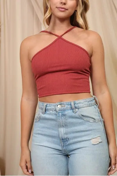 Timing Inc. Casie Cross Cut Top – Trendy, Edgy, and Effortlessly Chic