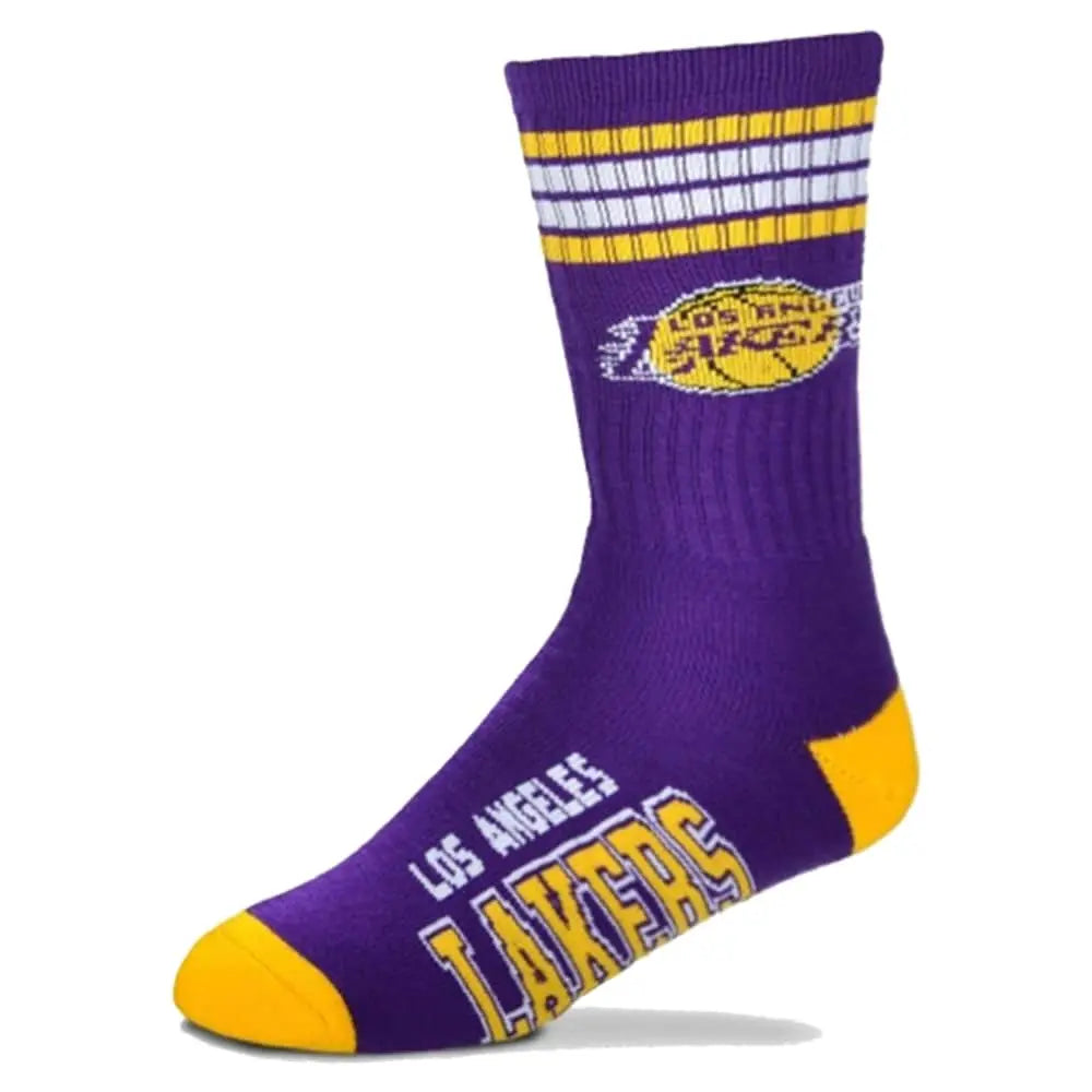 Kids’ NBA Team 4 Stripe Deuce Socks – Sporty, Durable & Game-Day Ready