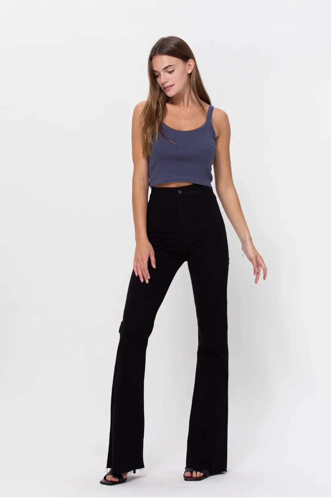 High Rise Wash Super Flare Jean – Retro Chic with a Modern Edge