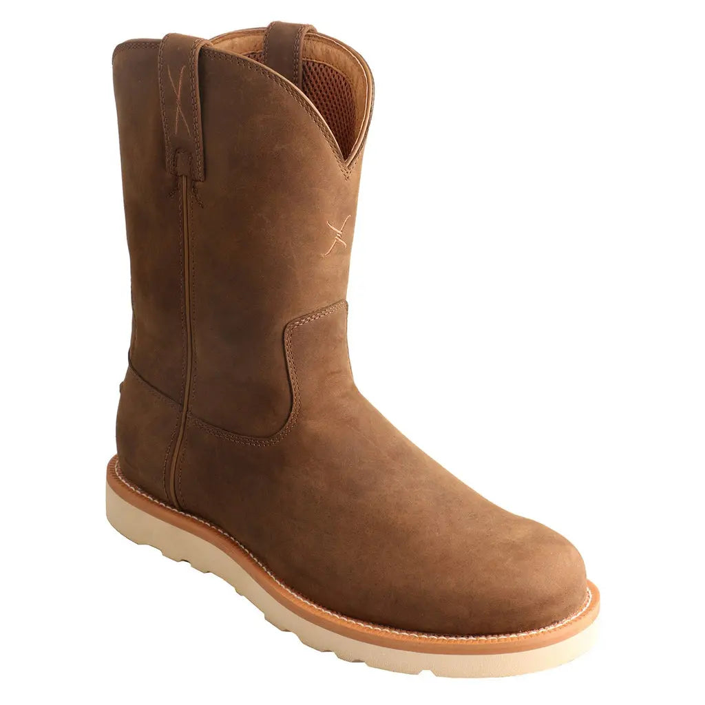 Men’s Twisted X 10" Pull-On Wedge Sole Boot – Classic Style & Modern Comfort TWISTED X