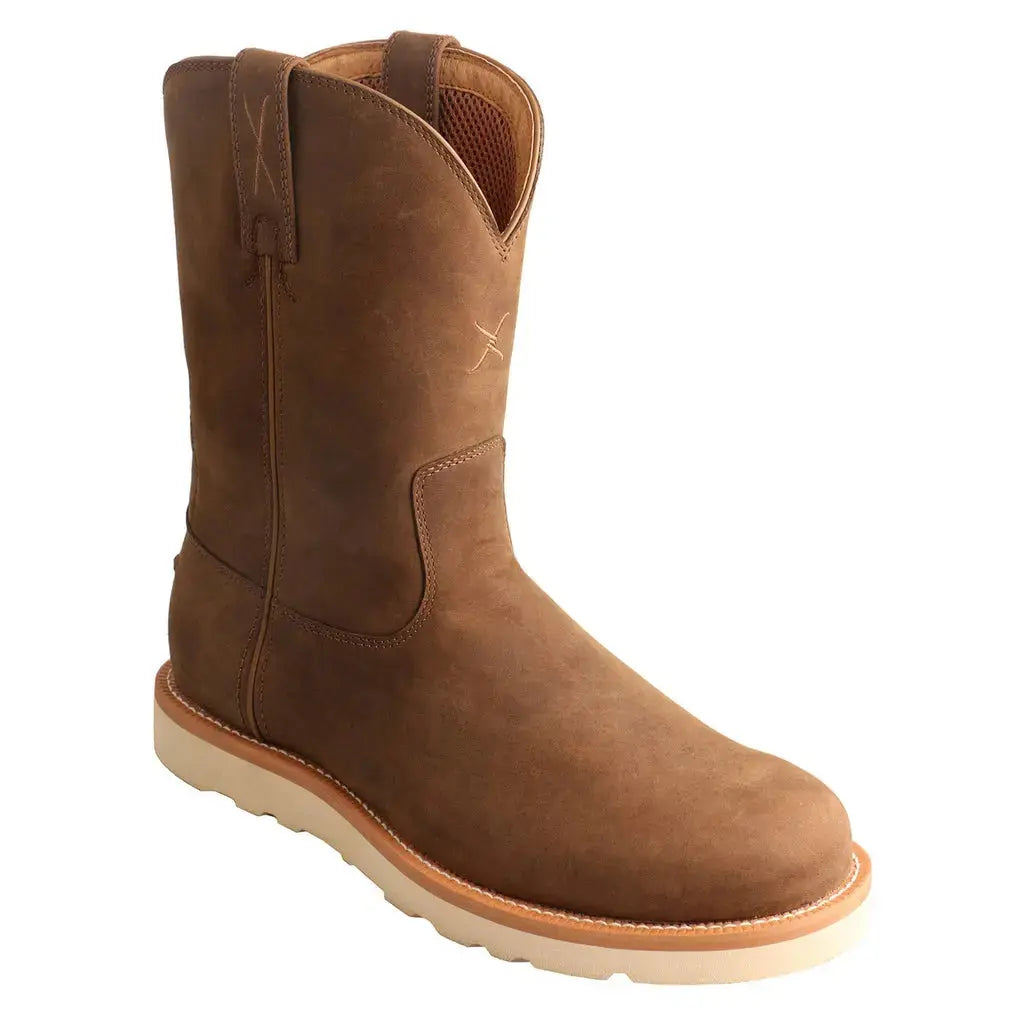 Men’s Twisted X 10" Pull-On Wedge Sole Boot – Classic Style & Modern Comfort TWISTED X