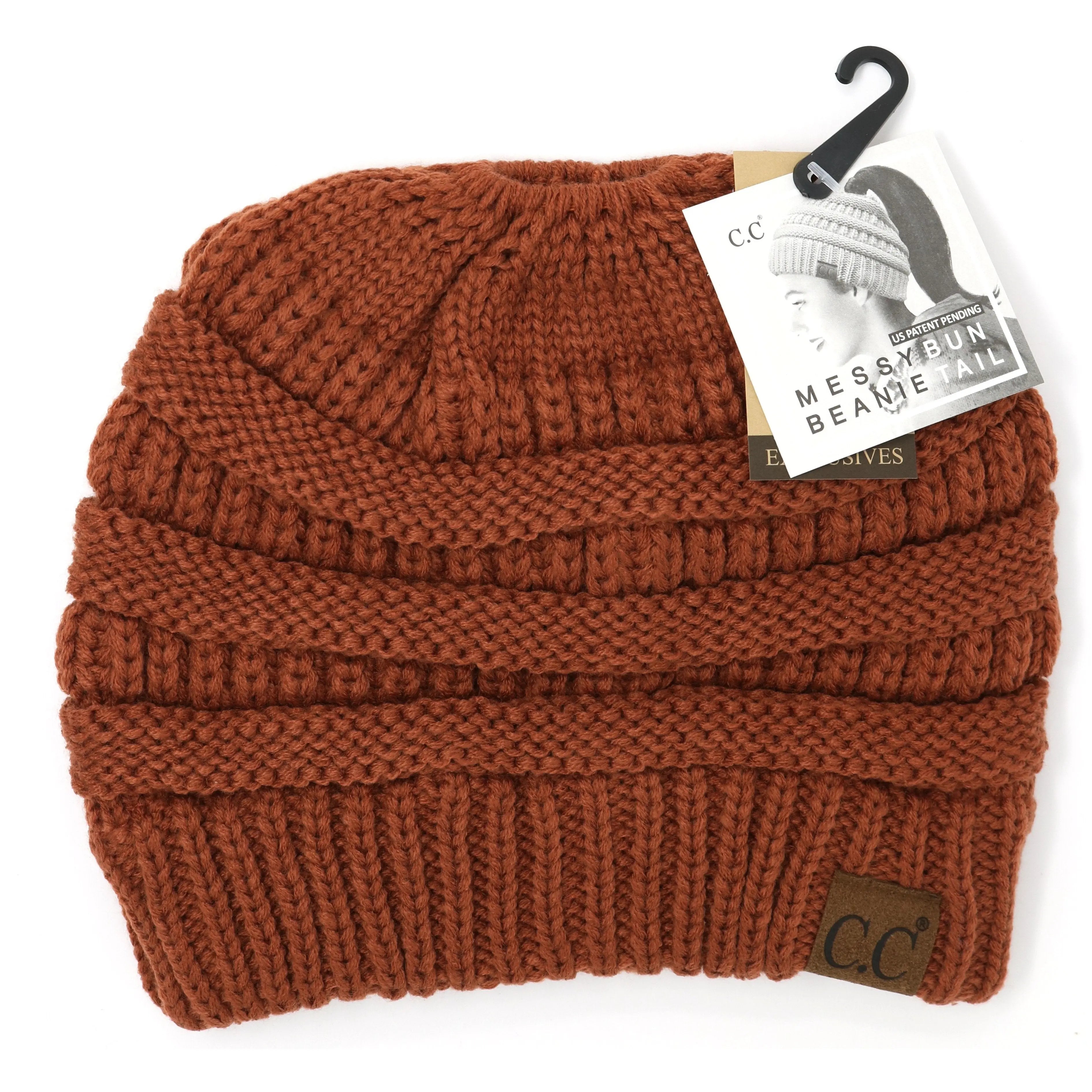 Women’s Beanie Tail CC Beanie – The Original Messy Bun Beanie