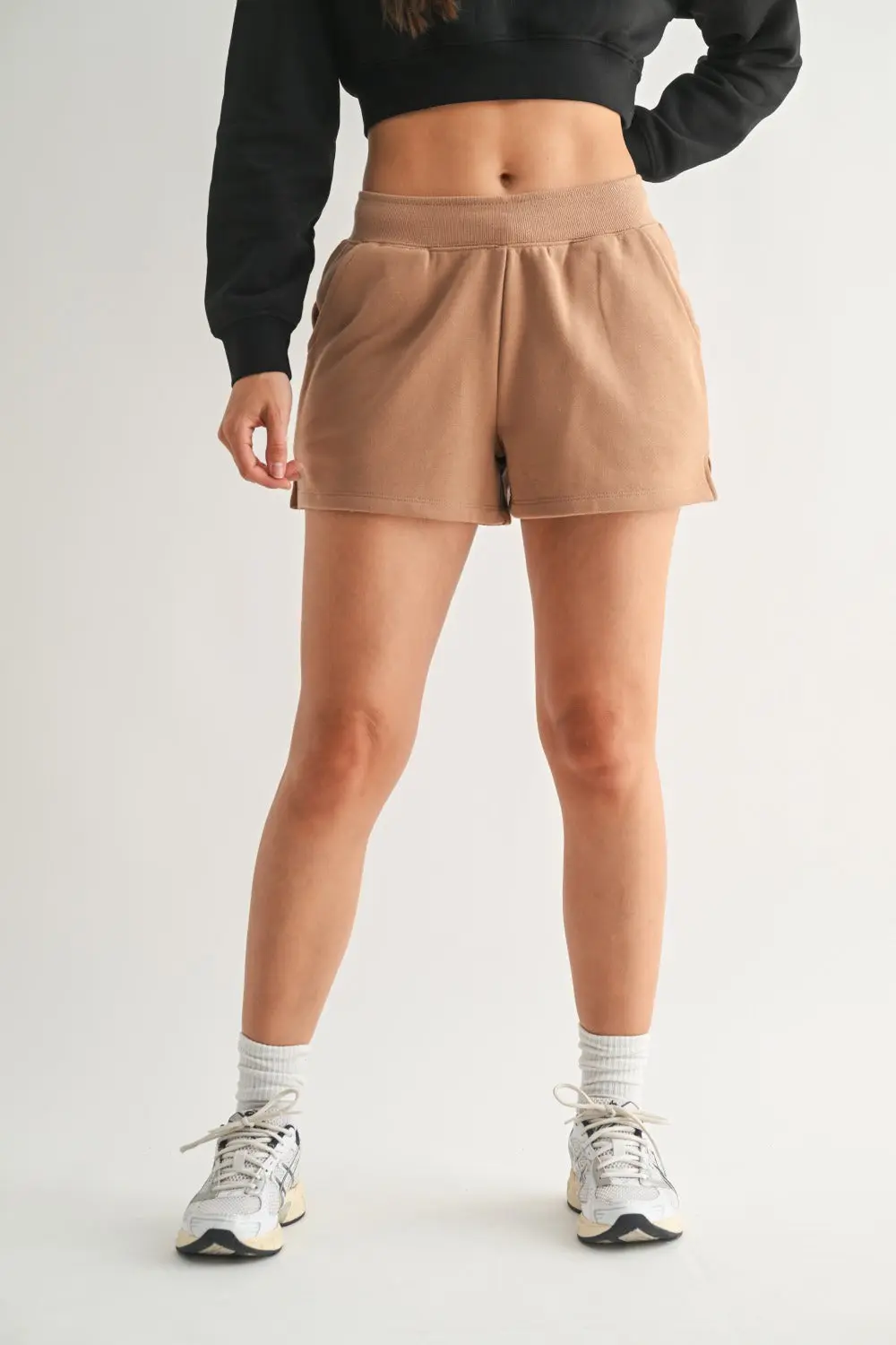 Mono B SoulSoft French Terry 3” Lounge Shorts – Cozy Everyday Essential    MONO B