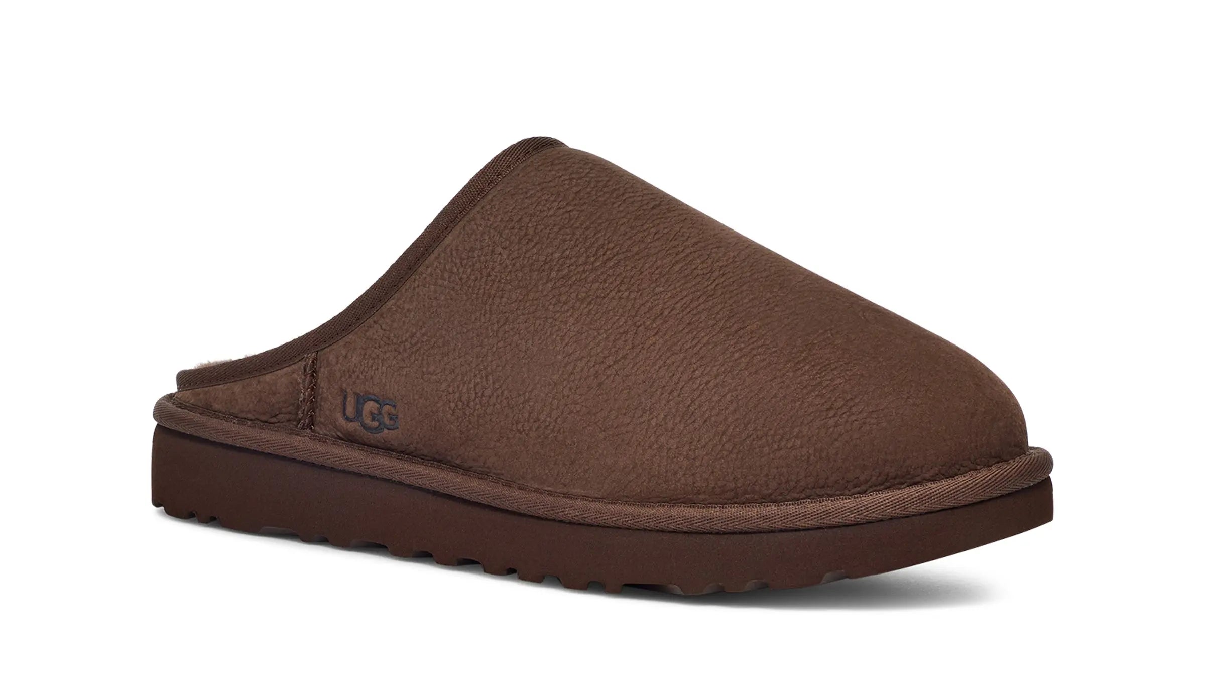 Men's UGG Classic Slip-On – Easy Comfort in Nubuck & Sheepskin