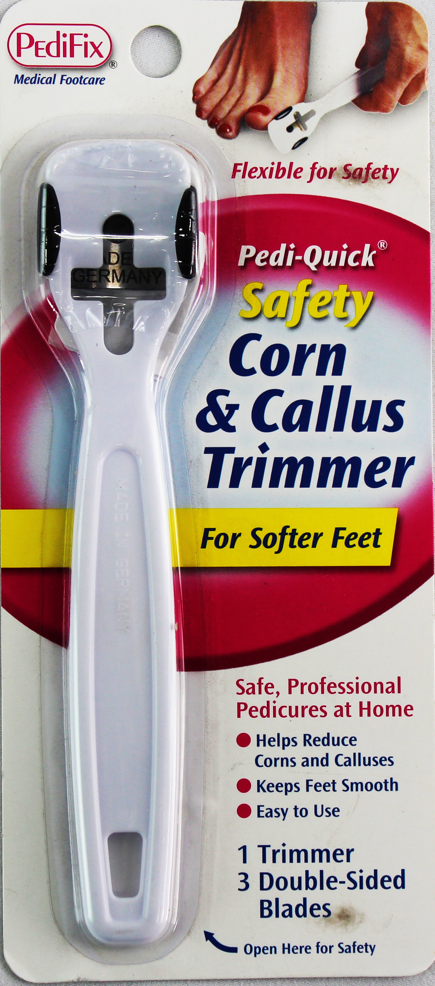 PediFix Pedi-Quick Corn & Callus Trimmer – Safe Relief for Rough Skin    PEDIFIX