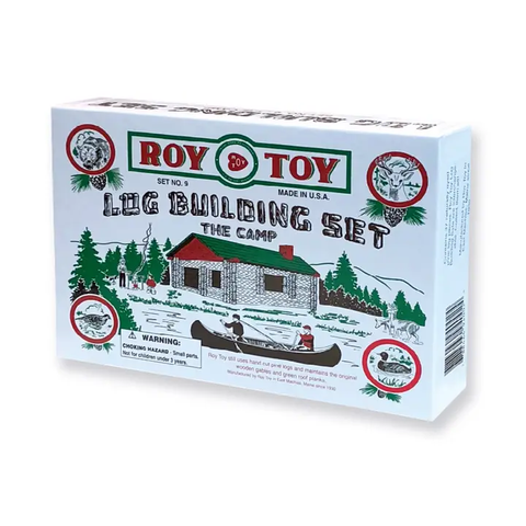 Faire Roy Toy 1930’s Original Camp – Classic Real Wood Building Set