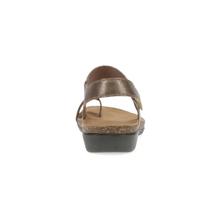 Women's Dansko Reece Waxy Burnished Sandal – Style Meets All-Day Comfort    DANSKO