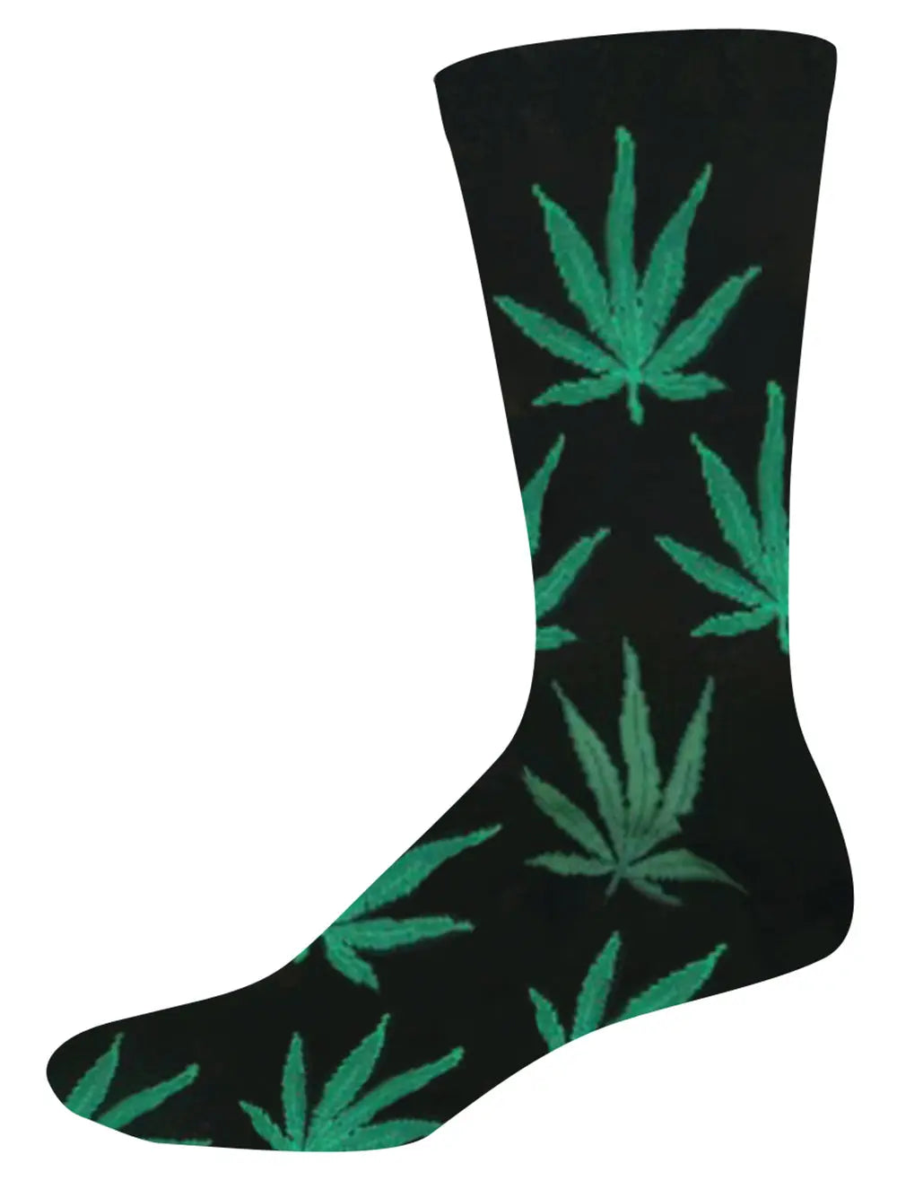 Men's Socksmith Pot Leaves Socks – Bold & Fun Leaf Pattern    SOCK SMITH