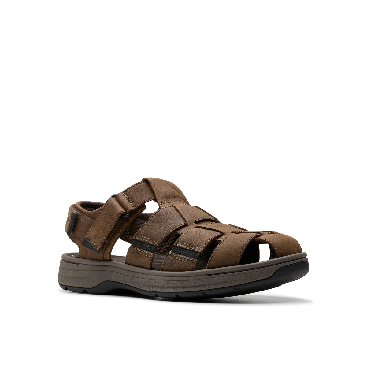 Clarks Men\'s Tan Leather Sandals Amazon.com | Clarks Collection Men main image 2