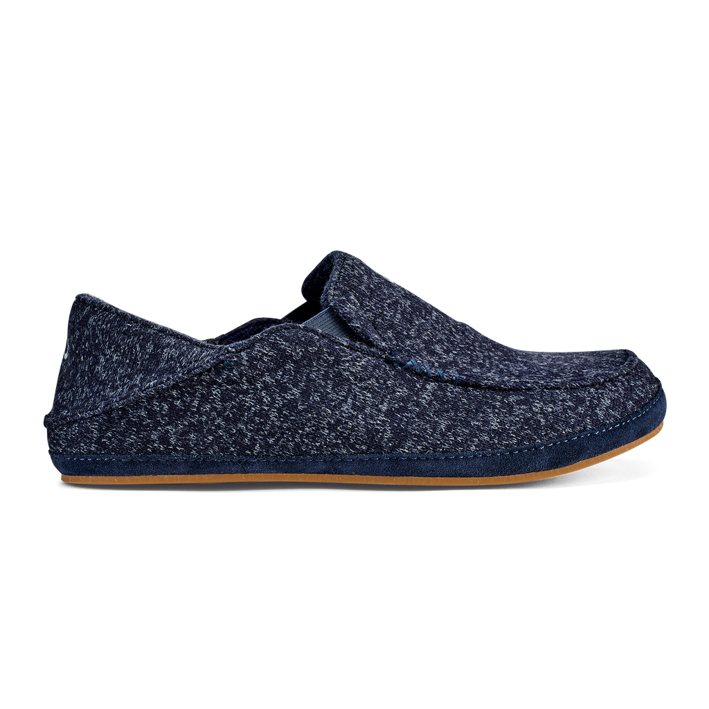 Men's OluKai Moloā Hulu – Wool-Lined House Slipper    OLUKAI
