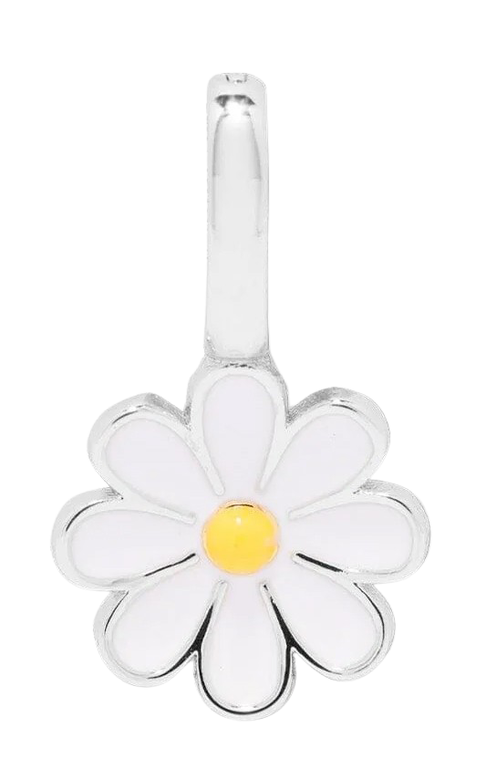 Pura Vida Harper Daisy Charm – Enamel Flower Jewelry Accessory    PURA VIDA BRACELETS