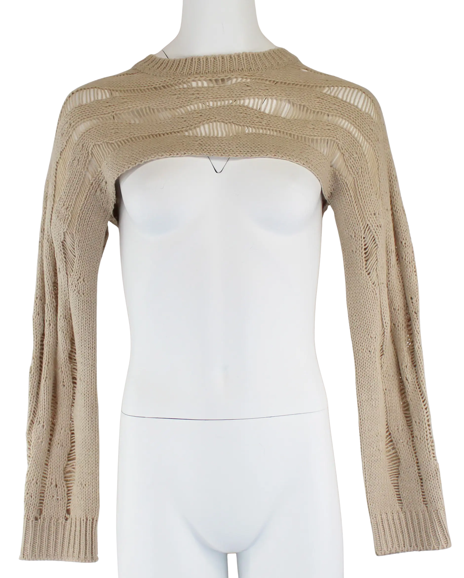 Hyfive Inc. Makin’ Moves Bolero – Open-Knit Cropped Layering Sweater    HYFIVE INC