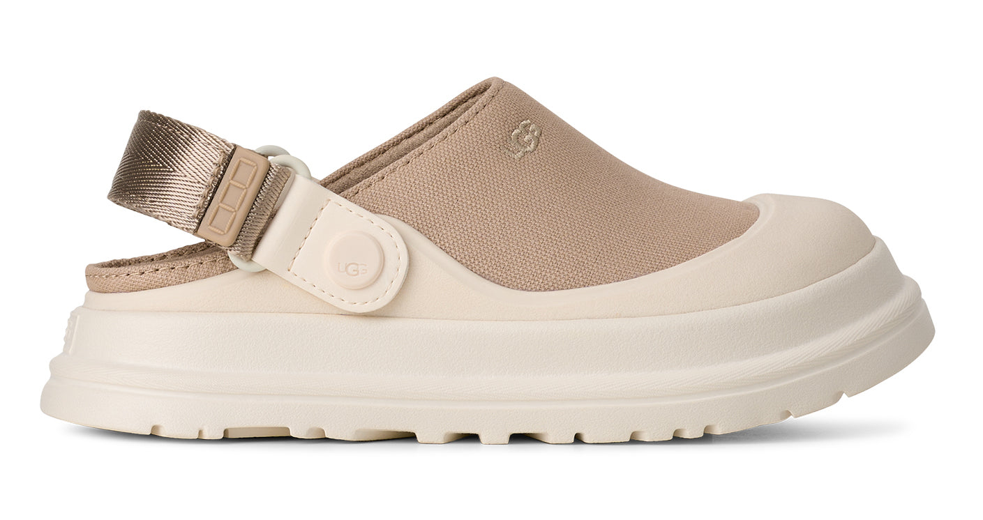 Kid’s UGG GoldenGlow Canvas Clog – Lightweight Summer Shoe
