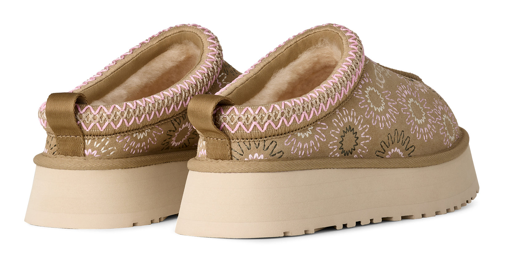 Women’s UGG Tazz Sun Stitch – Embroidered Platform Slip-On