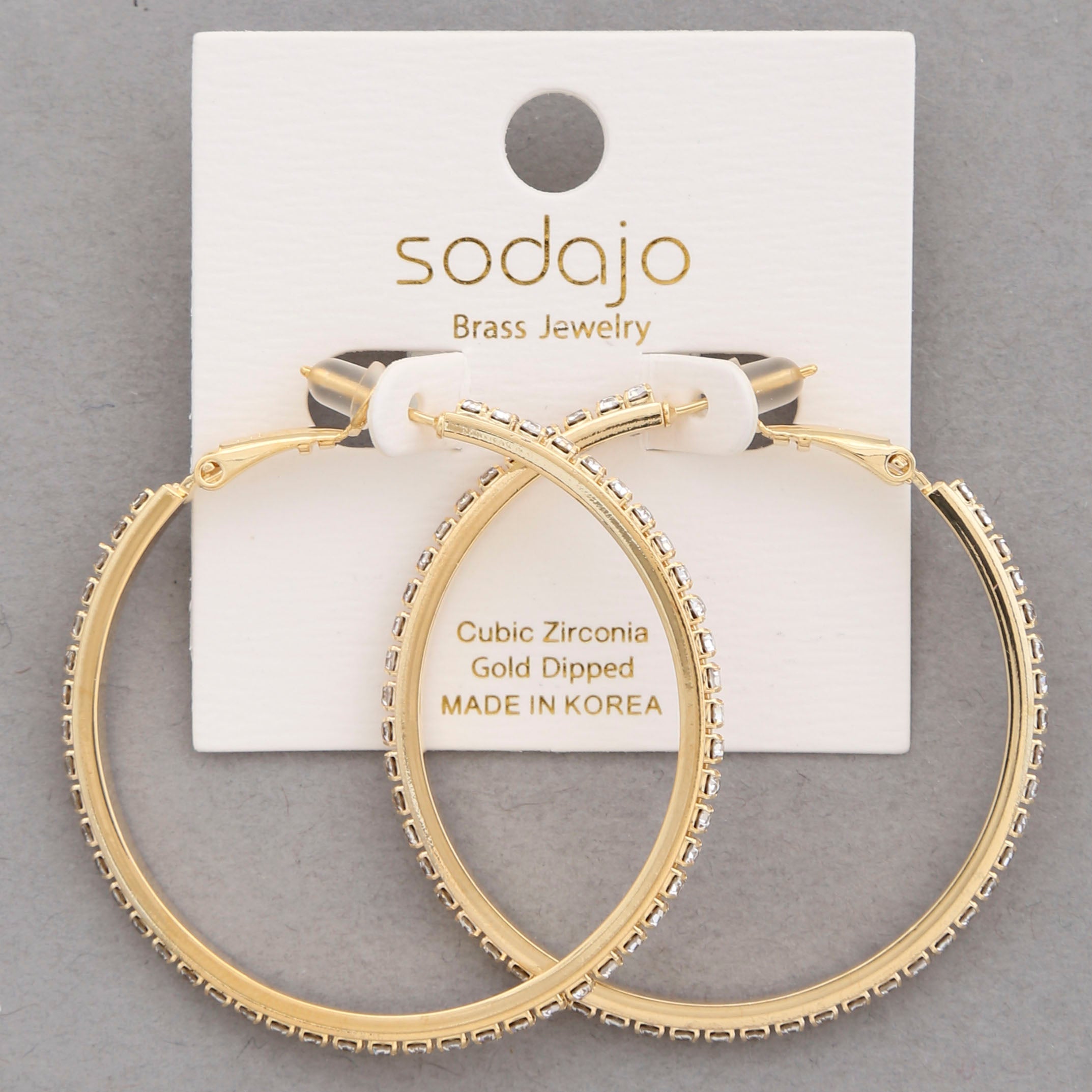 MOONLIT SPARK HOOP EARRINGS    JOIA TRADING CO.