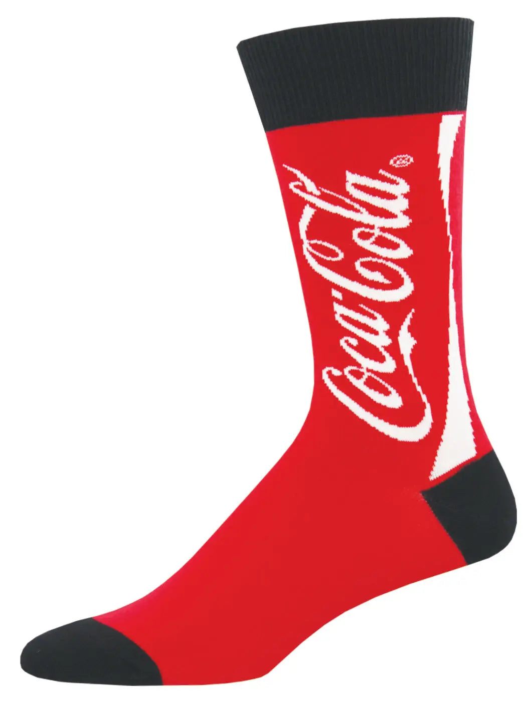 Men's Socksmith Coca-Cola Classic Socks – Iconic Red & White Crew    SOCK SMITH