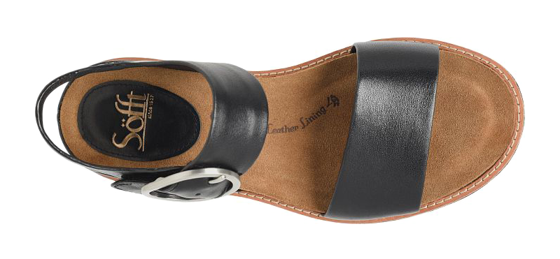 Women’s Sofft Bali – Adjustable Leather Sandal with Buckle Detail    SOFFT
