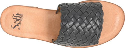 Women's Sofft Ardee Sandal – Woven Leather Summer Slide    SOFFT