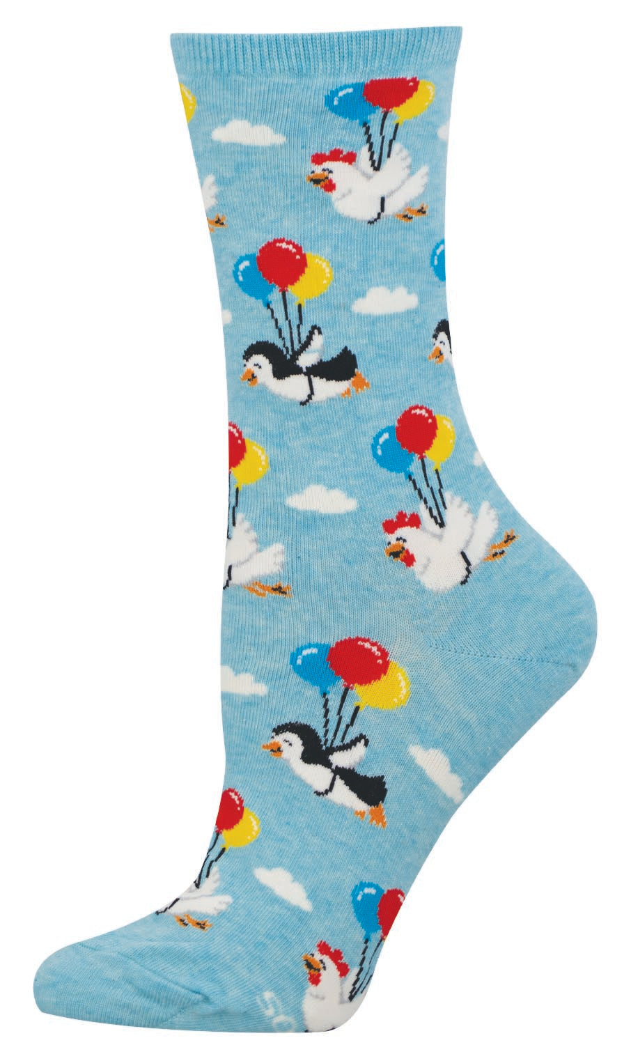 Women's SockSmith No Fly List – Funny Animal Crew Socks    SOCK SMITH