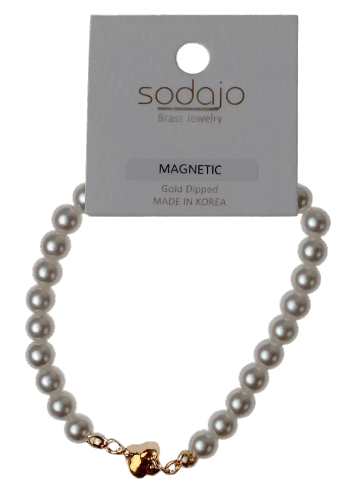 Joia Accessories Pearl Bracelet w/ Pendant – Elegant Jewelry for Every Occasion    JOIA TRADING CO.