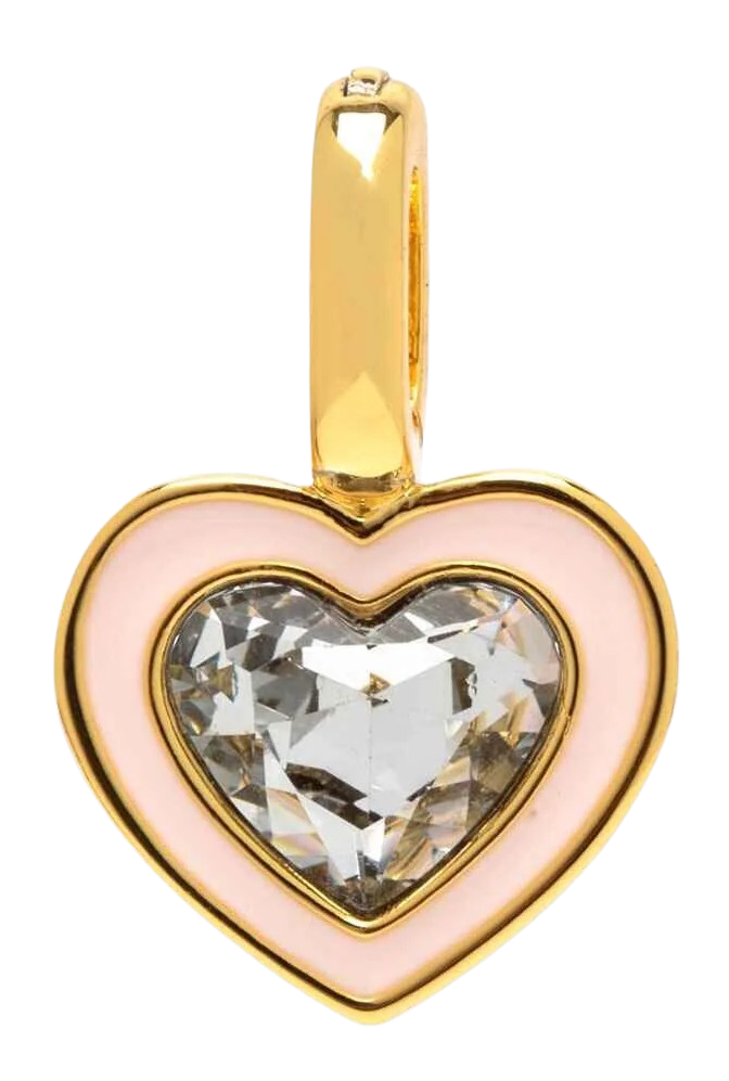 Pura Vida Harper Stone & Enamel Heart Charm – Sparkling Custom Jewelry    PURA VIDA BRACELETS