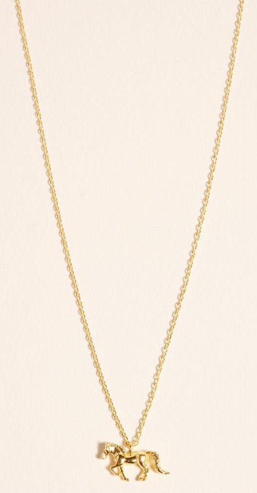 Joia Take Me To The Rodeo Horse Necklace – Delicate Western Pendant