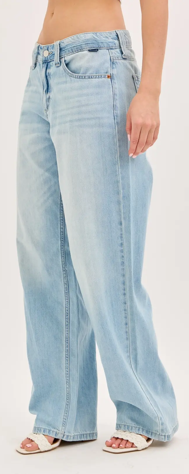 Cello Jordan 9½” Low Baggy Jeans – Lightweight Low Rise Relaxed Jeans