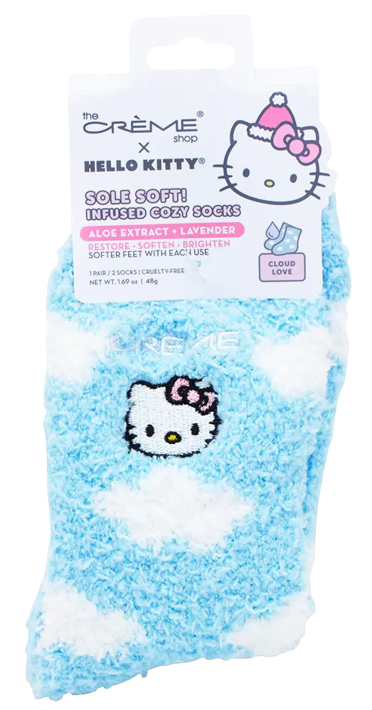 Joia Accessories Hello Kitty Cozy Socks – Aloe & Lavender Infused Comfort    JOIA TRADING CO.