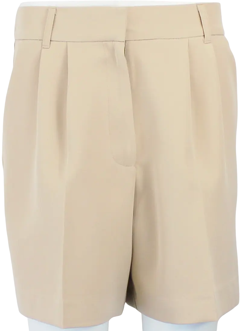 Blu Pepper Call Me Classy Shorts – Polished Pleated Shorts  KHAKI-L  BLU PEPPER