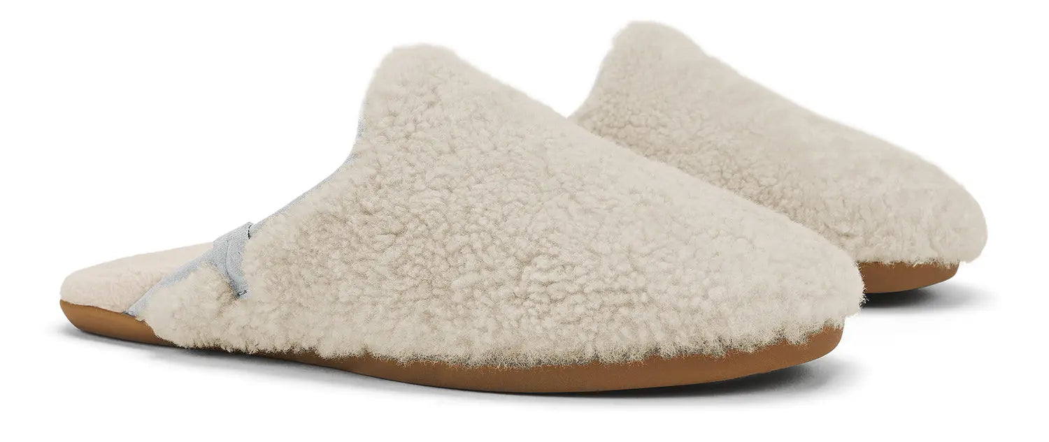 Women's Olukai Hale Mule – Genuine Shearling Slip-On Comfort    OLUKAI