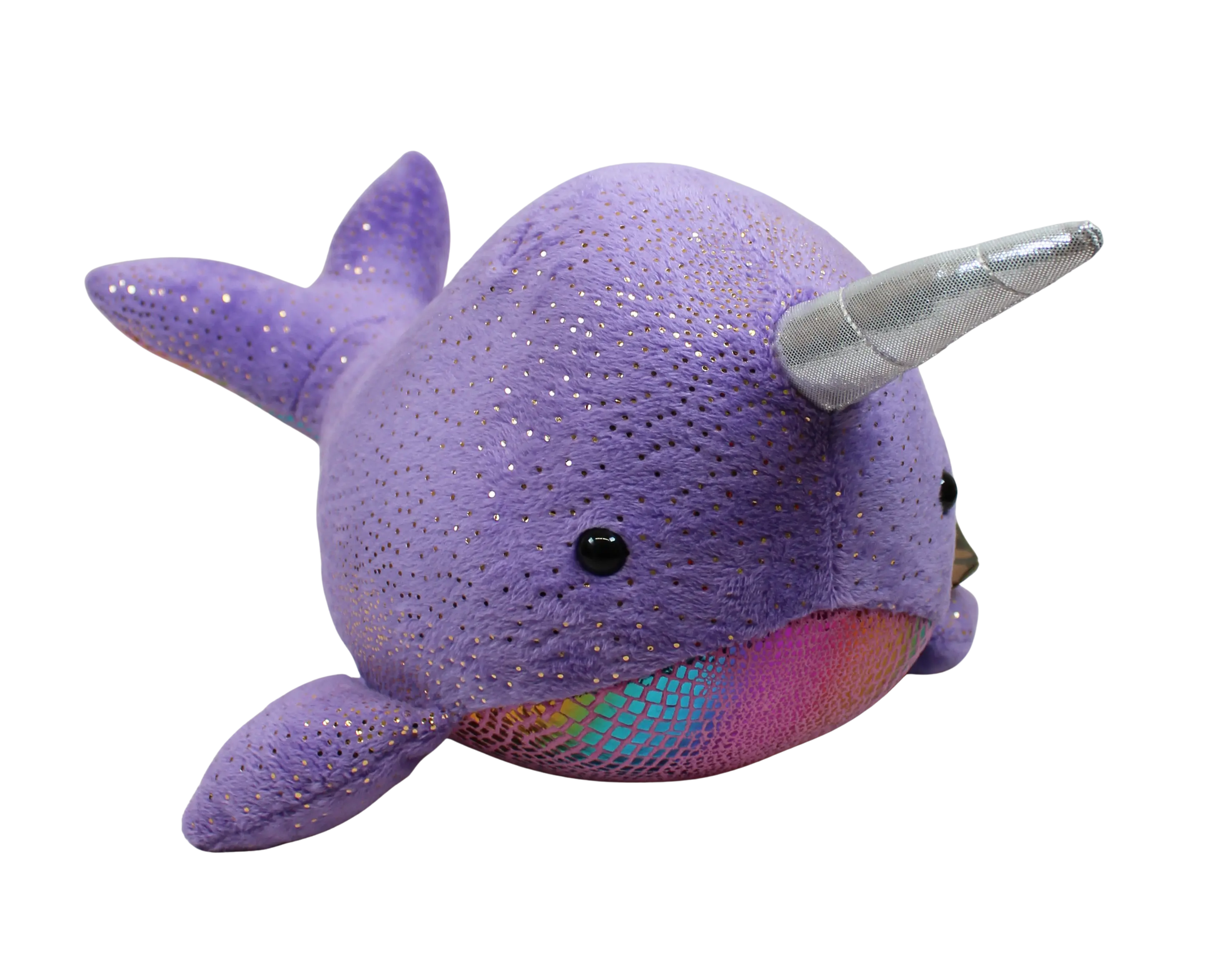 Joia Accessories Shimmer Narwhal – Sparkly Plush Toy    JOIA TRADING CO.