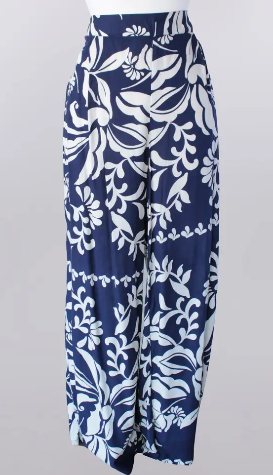 Keren Hart Island Dreams Pants – Tropical Wide Leg Pants    KEREN HART