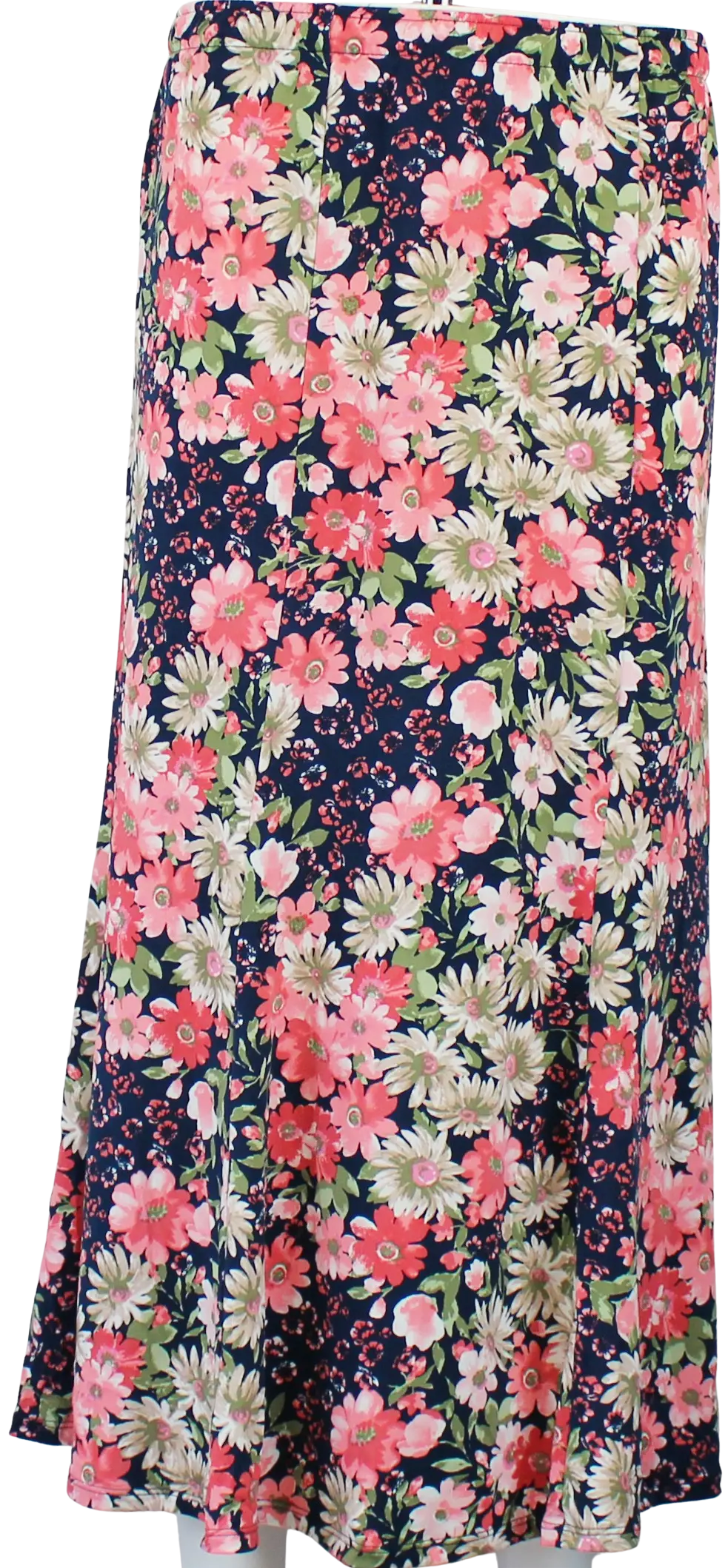 L. Hamrick Patti Print Skirt – Bold, Flowy & Effortlessly Stylish INK-HIBISCUIS-XL L HAMRICK