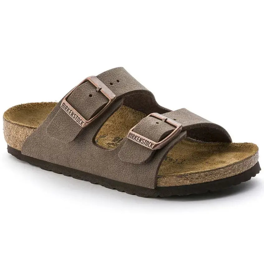 Kid’s Birkenstock Arizona Birkibuc – Durable, Adjustable & Comfortable  MOCHA / N / 34  BIRKENSTOCK