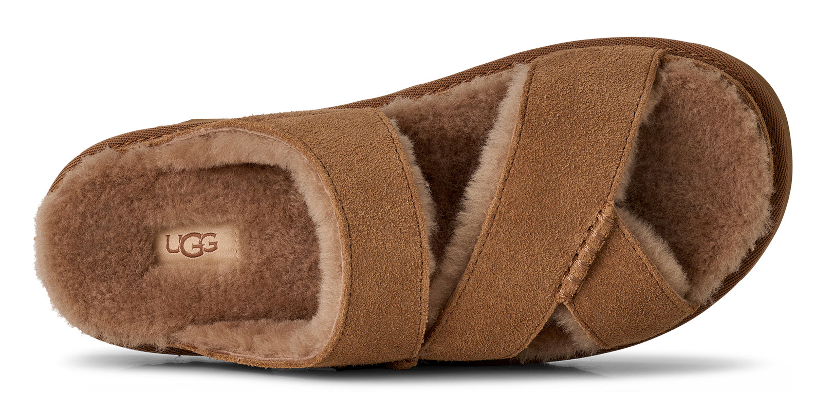 Women’s UGG Greenport Cross Strap Slide – Cozy Suede Comfort    UGG