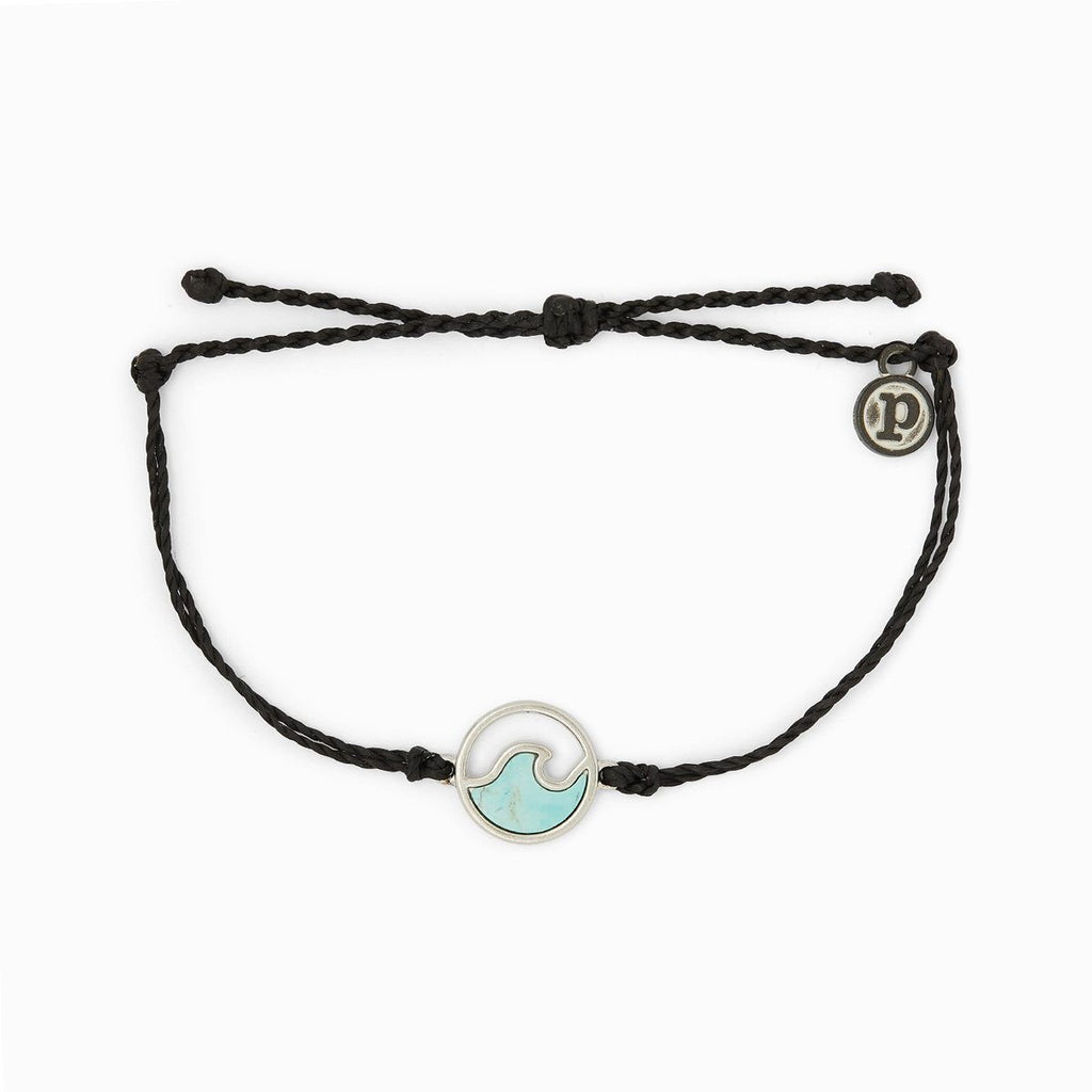 Pura Vida Stone Wave Bracelet Silver – A Chic, Surf-Inspired Statement