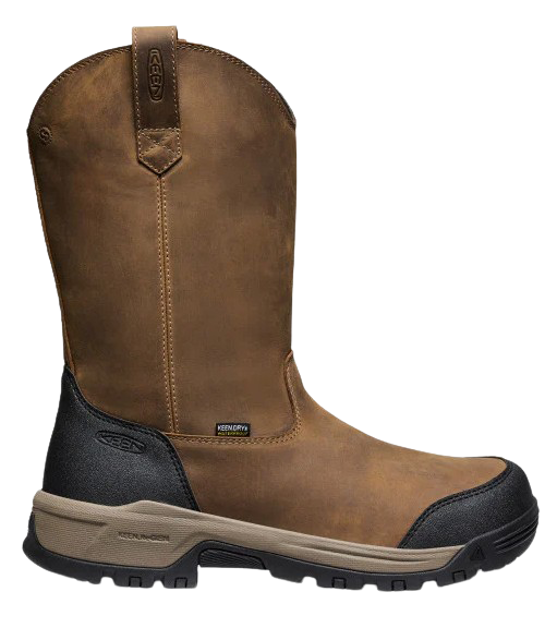 Men’s KEEN Utility Evanston Pull-On Waterproof Boot – Soft Toe Work Boot Comfort    KEEN UTILITY