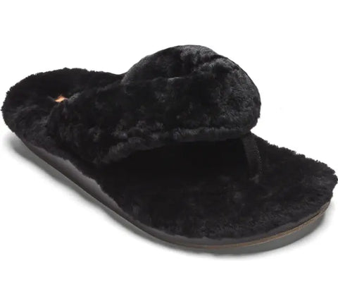 Women's OluKai Kīpe‘a Heu – Fluffy Slipper Sandal with Outdoor Sole